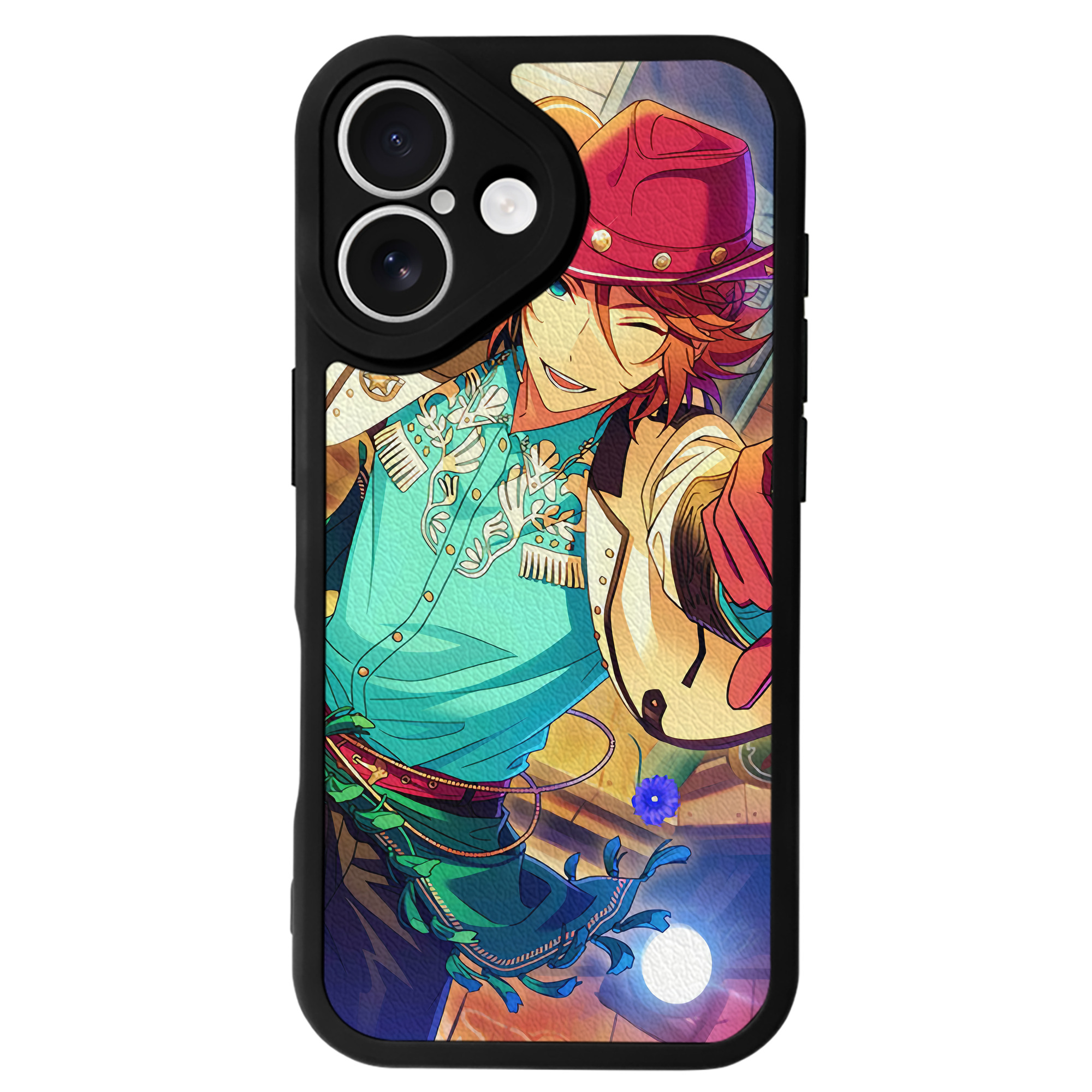 （画像用） あんさんぶるスターズ! Ensemble Stars 【iPhone 16シリーズ対応】シリコンスマホケース（レザー調） 材質：シリコン